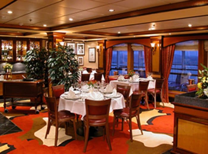 Norwegian Cruise Line Norwegian Dawn Interior Cagney's Steakhouse.jpg